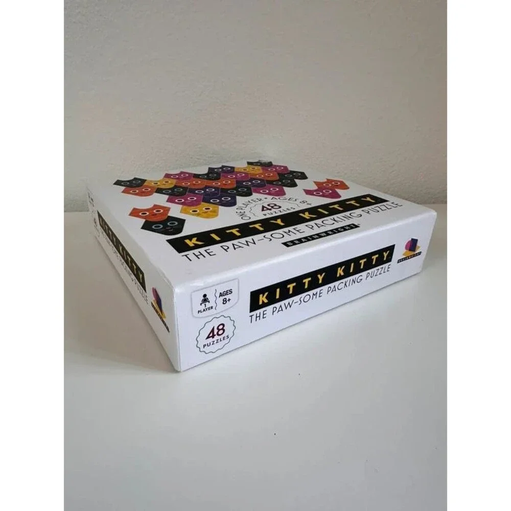 Kitty Kitty The Paw-Some Packing Challenge Game Puzzle, 48 Puzzles Brainwright